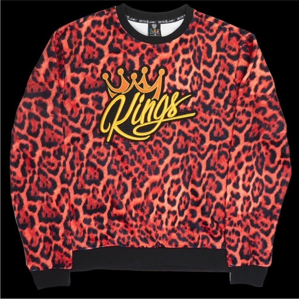 *Final Price* Switch Remarkable Kings Pullover Sweater Cheetah Size XL NWT